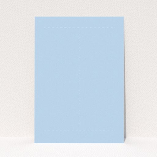 Baptism Invitation Design - "Flower Pattern" A baptism invitation design named "Flower Pattern". It is an A5 invite card in a portrait orientation. "Flower Pattern" is available as a flat invite card, with mainly blue colouring.