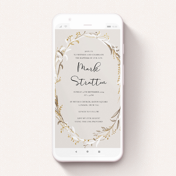 free digital christening rsvp service