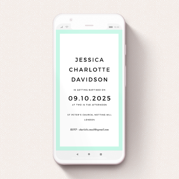 free digital christening rsvp service