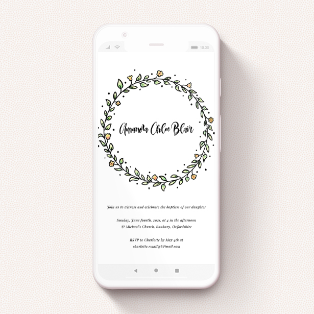 free digital christening rsvp service