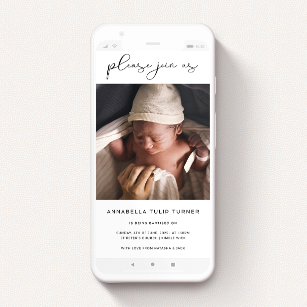 free digital christening rsvp service