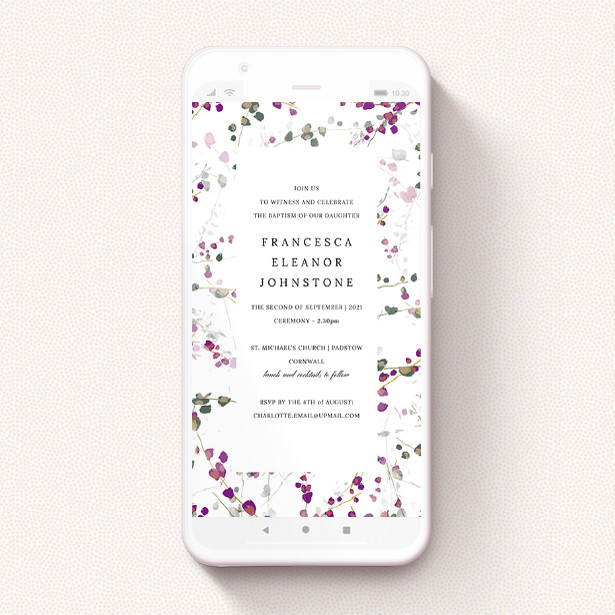 free digital christening rsvp service