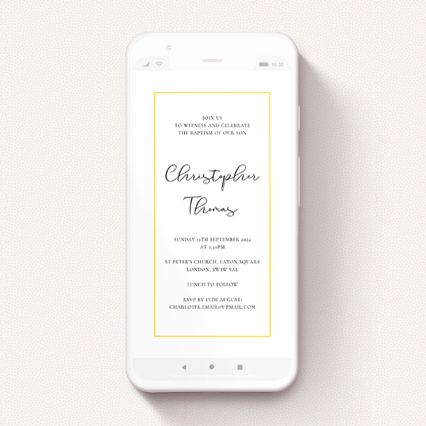 free digital christening rsvp service