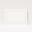 A couples custom writing stationery template titled "Big cream". It is an A5 card in a landscape orientation. "Big cream" is available as a flat card, with mainly cream colouring.