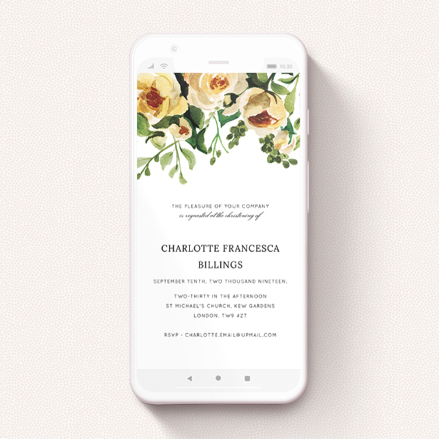 free digital christening rsvp service