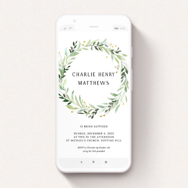 free digital christening rsvp service