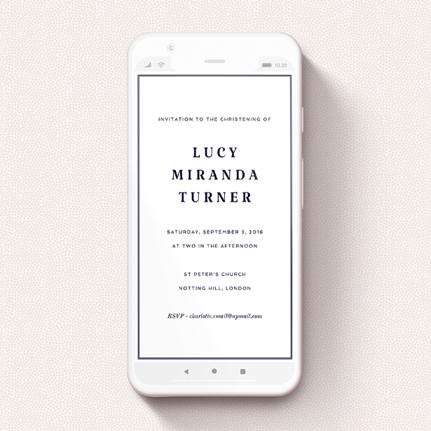 free digital christening rsvp service