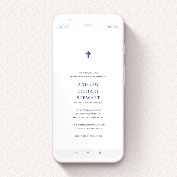 free digital funeral rsvp service