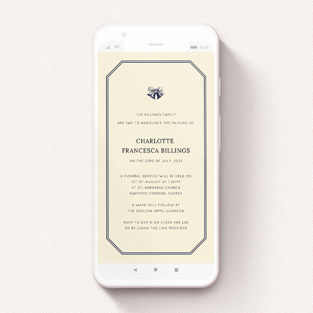 free digital funeral rsvp service