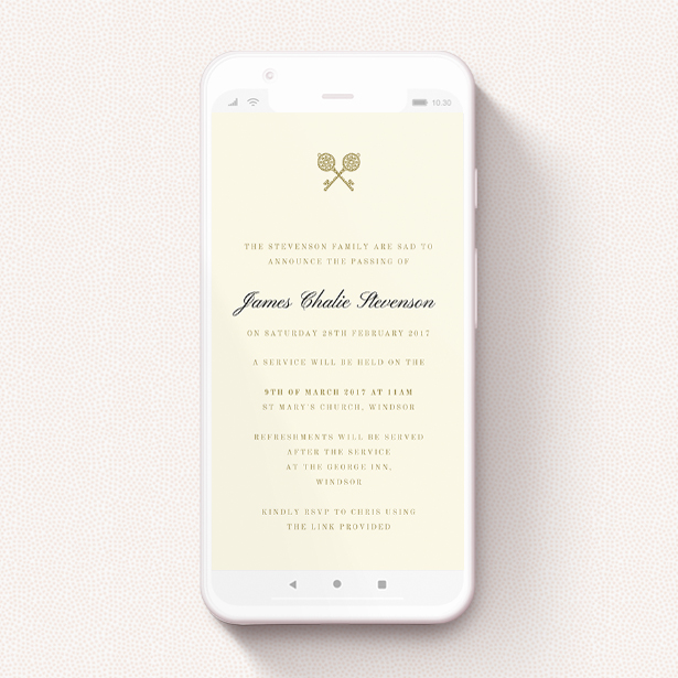 free digital funeral rsvp service