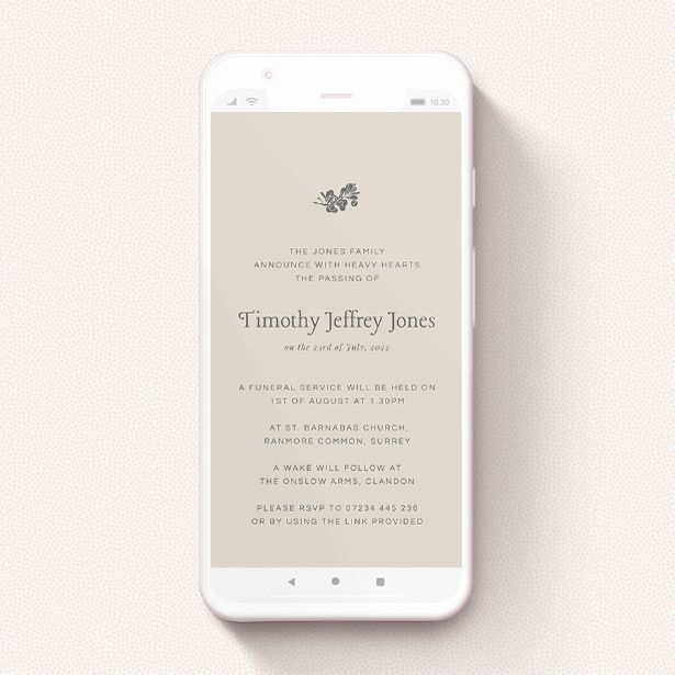 free digital funeral rsvp service