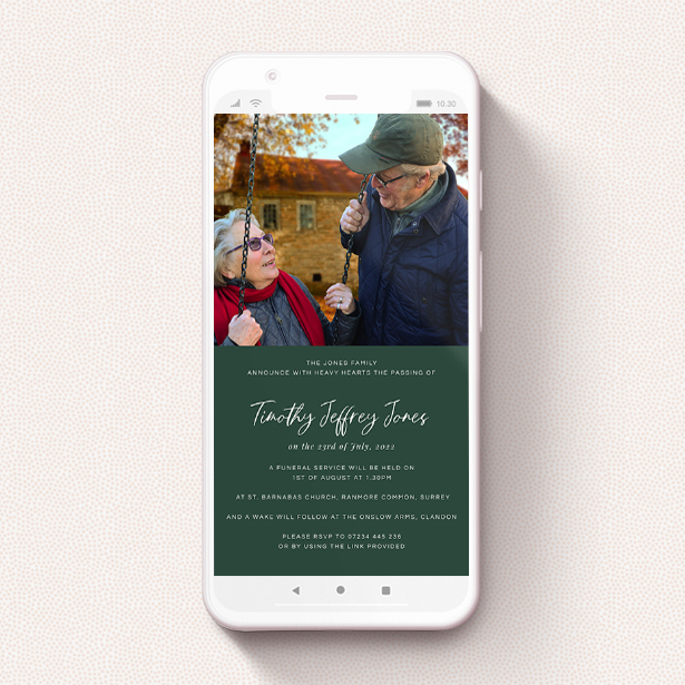 free digital funeral rsvp service