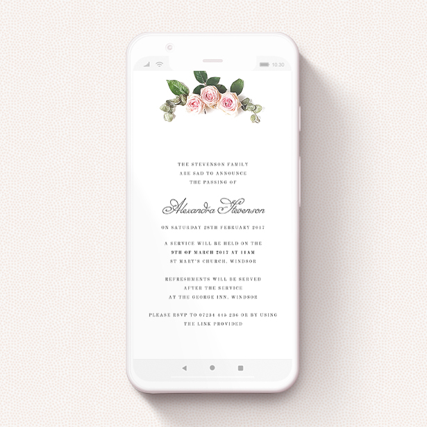 free digital funeral rsvp service