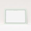 A ladies custom writing stationery named "Deco Mint". It is an A5 card in a landscape orientation. "Deco Mint" is available as a flat card, with tones of green and white.