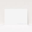 A men personalised note card template titled "Simple and straight". It is an A5 card in a landscape orientation. "Simple and straight" is available as a flat card, with tones of white and Light blue.