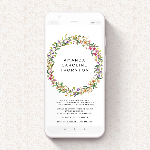 free digital christening rsvp service