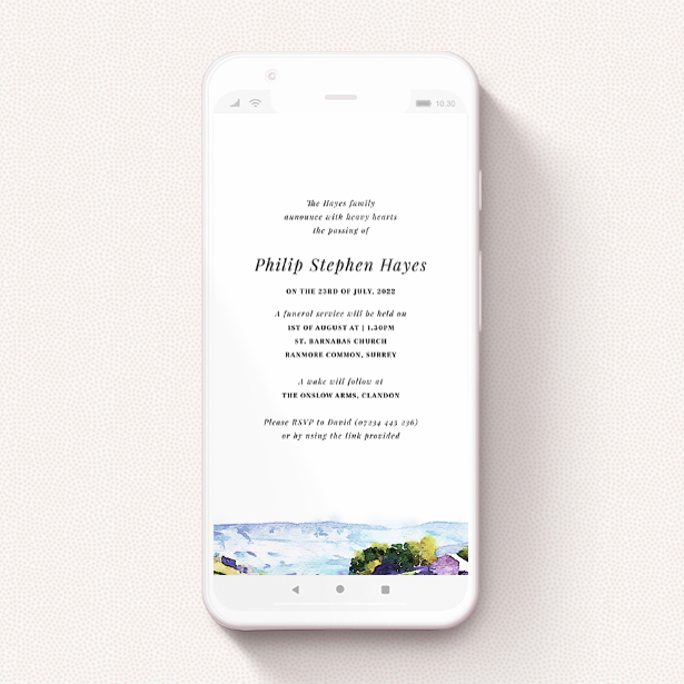 free digital funeral rsvp service