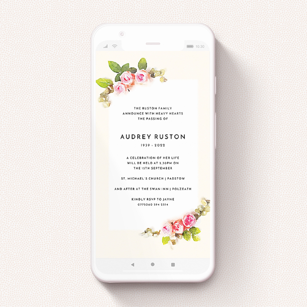 free digital funeral rsvp service