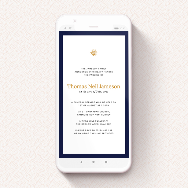 free digital funeral rsvp service