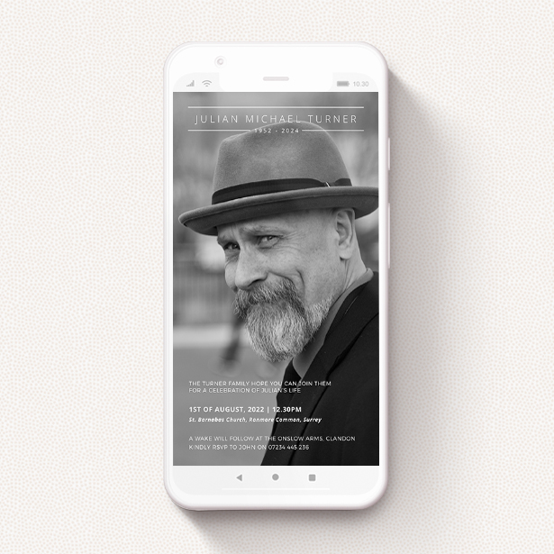 free digital funeral rsvp service